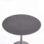 Table tulipe ronde Mid-Century - plateau gris 31,5 po, piédestal en métal pour 2 à 4 personnes-1416761405-1416761347