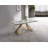 Geneviene 35 " Extendable Rectangular Granite Top Dining Table