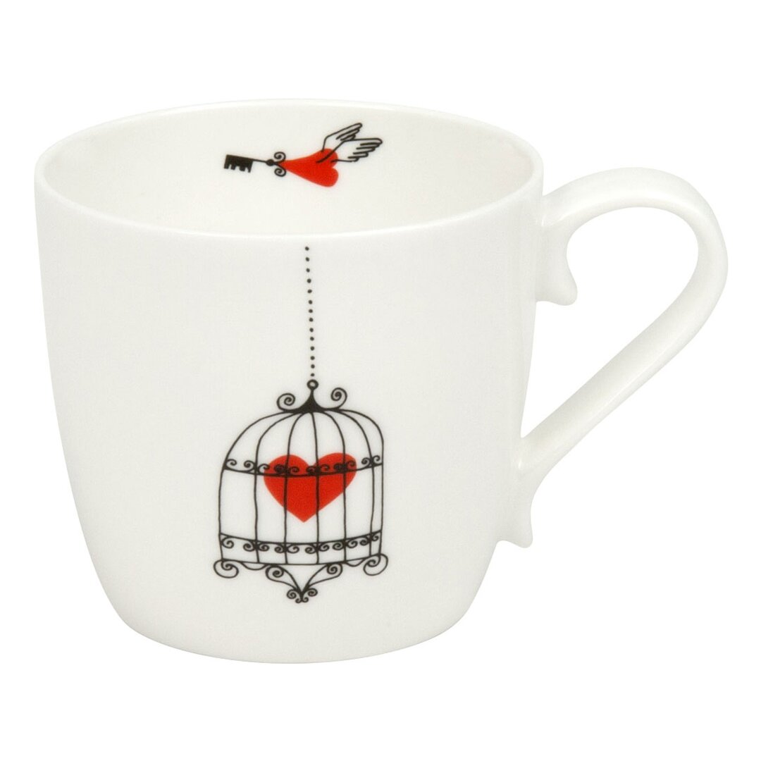 Kaffeebecher Hearts Cages aus Bone China