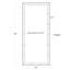 Plaza Flat Beveled Wall Mirror