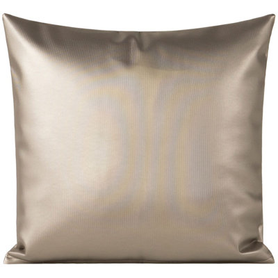 Faux Leather Throw Pillow