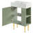Bathroom Vanity, Bathroom Storage Cabinet With Single Ceramic Sink, Accent Cabinet-1744921235