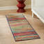 Tapis rayé rose / orange / bleu Muehlebach-428480273