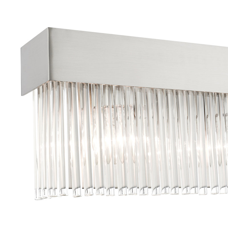 Bamey 3 - Light Dimmable Bath Bar, Brushed Nickel