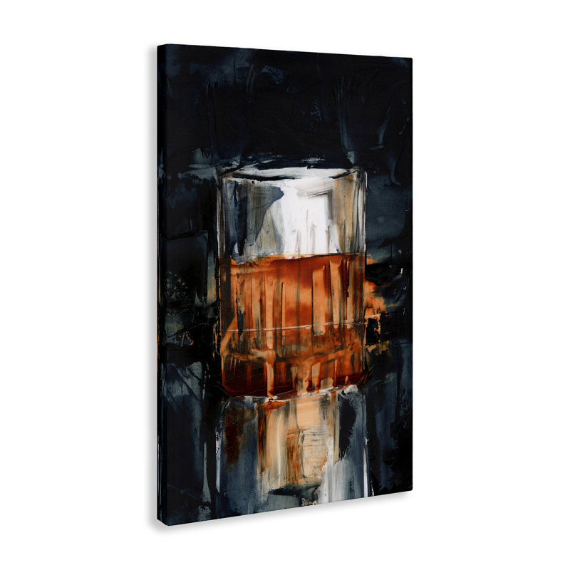  «Bourbon in Glass Canvas Wall Art» par Ethan Harper, H 24 po x l 16 po
