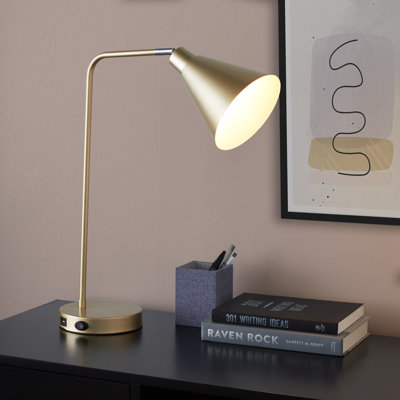 Pix 19" Metal Task Lamp with Usb