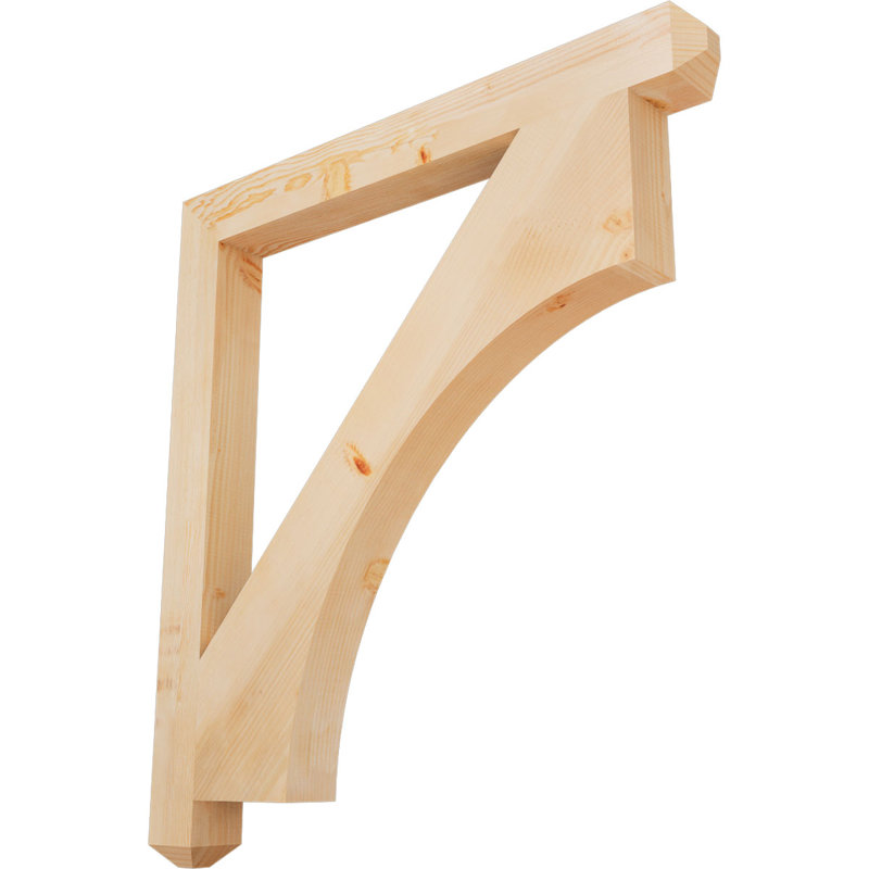 Support Westlake Craftsman, Cèdre rouge de l'Ouest, Lisse, H 44 po x l 3,5 po x P 40 po