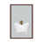 Classic Brown Wood Floater Framed