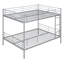 Lit superposé double au-dessus de double, argent-216745906-216745904