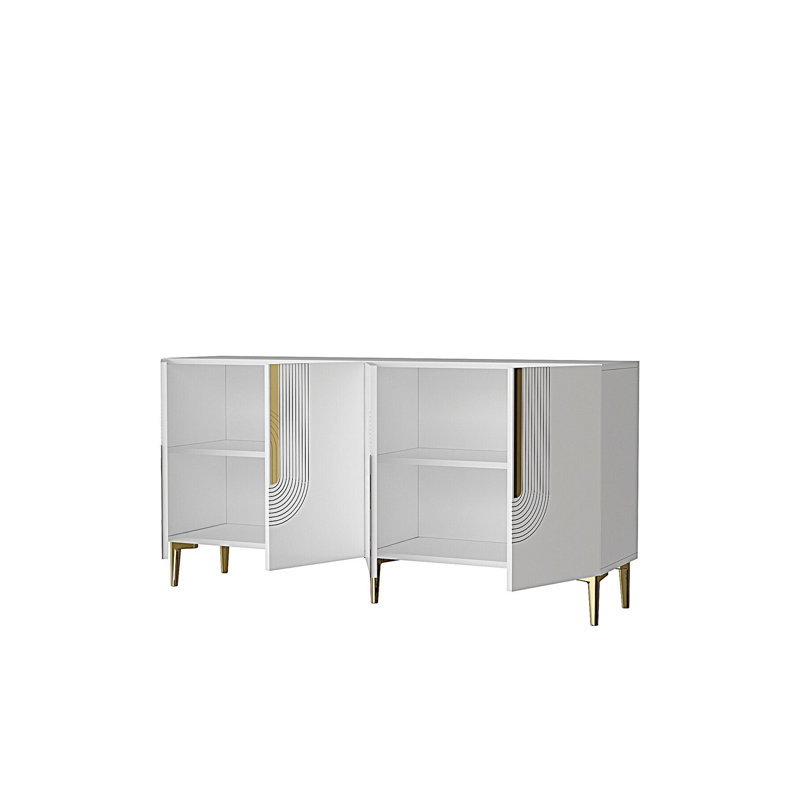 Console, White/Gold
