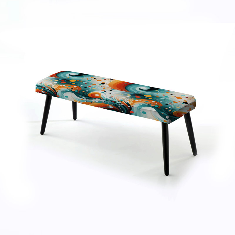 Banc rembourré géométrique Enchanted