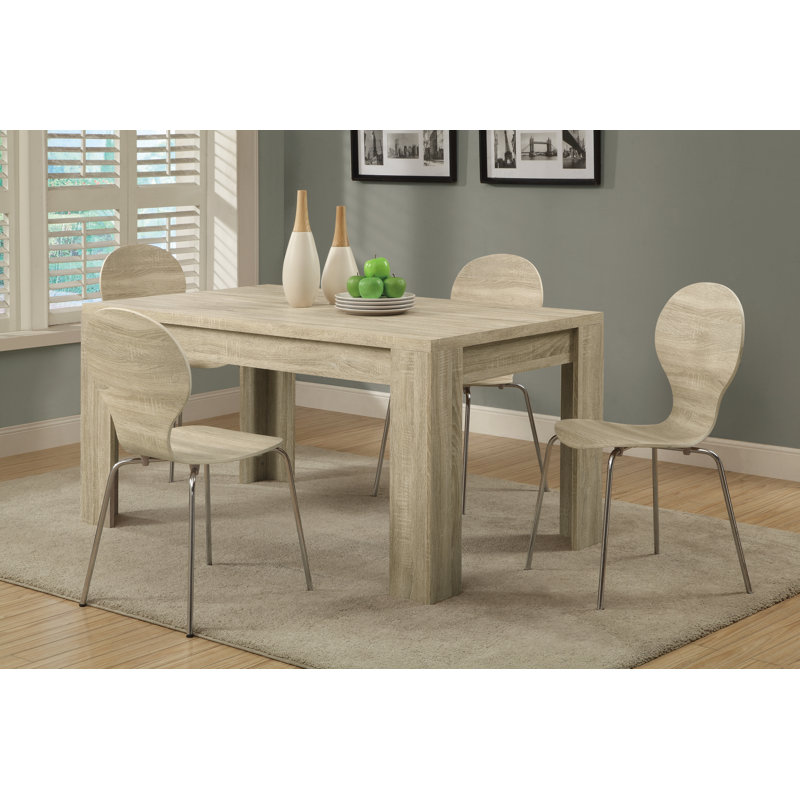 Minter Dining Table, Rectangular, Kitchen, Dining Room, Laminate, Contemporary, Modern, Gray, 30.5" H x 59" L x 35.5" W