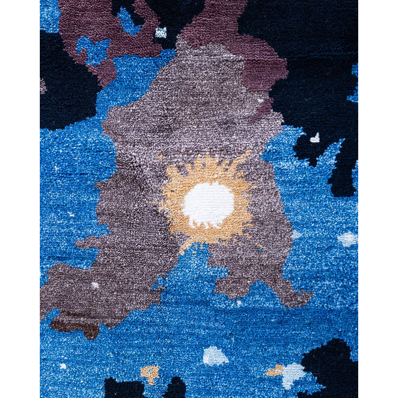 Overdyed One-of-a-Kind 8' 2" X 10' 2" Hand Knotted Area Rug