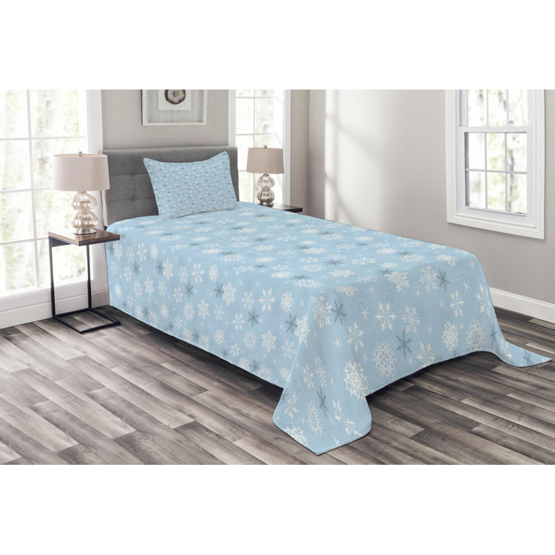 Traditional Polyester Coverlet, Twin Coverlet + 1 Sham