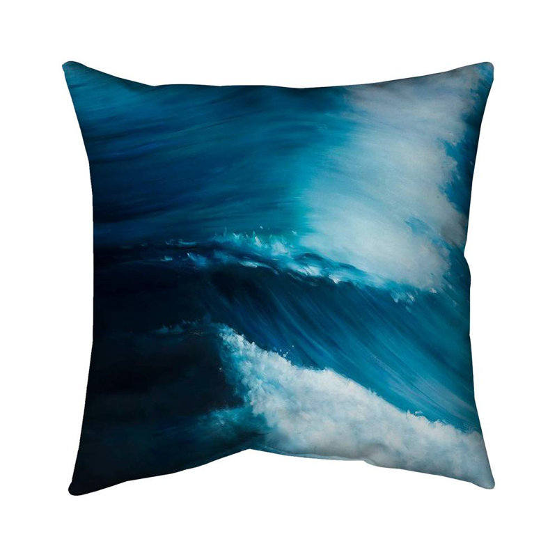 Unleashed Sea White Bedroom Poly Twill Throw | Home Decor