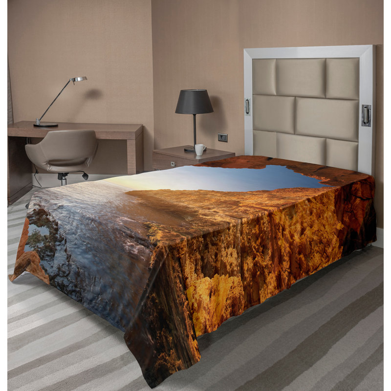 Drap-housse Ambesonne, Drap plat pour lit simple