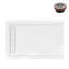 Base de douche en alcôve PP blanc brillant avec drain à droite 60 po x 36 po Streamline-117295525