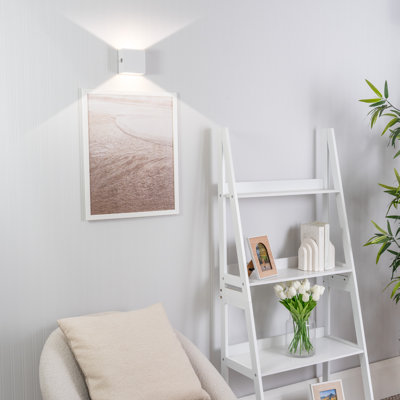 Stephney Plastic LED Flush Mounted Sconce