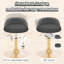 Sunizona Upholstered Adjustable Height Counter Stool with Metal Frame-237061748-237061641