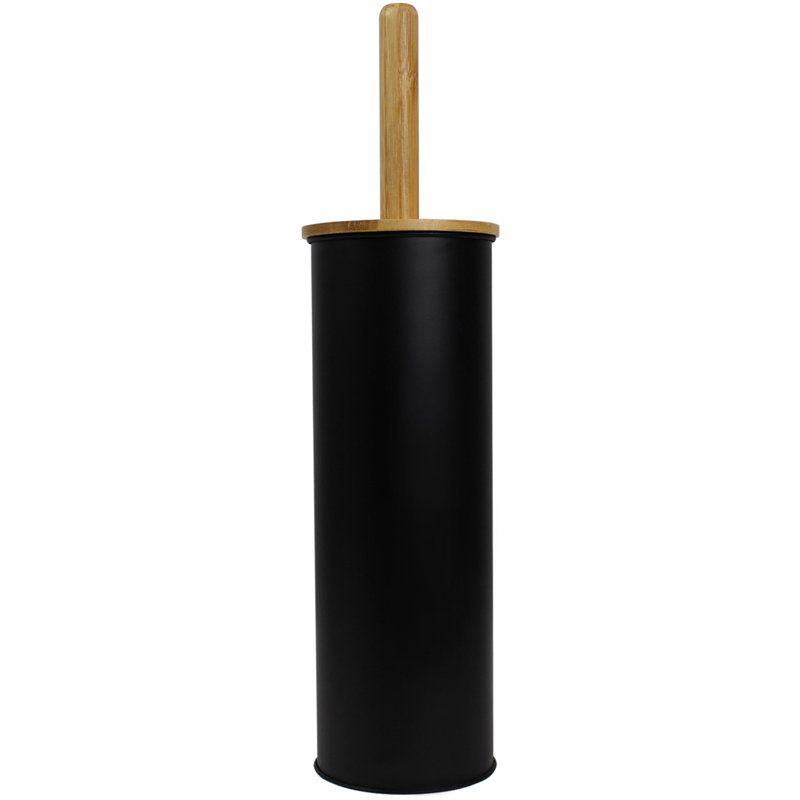 Blue Donuts Plastic Toilet Brush And Holder
