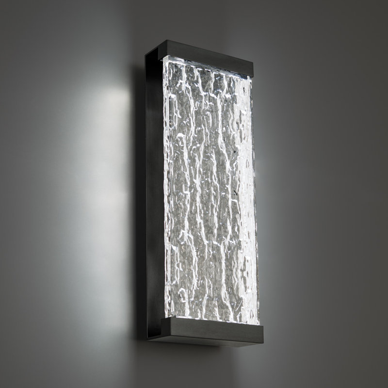 Fusion 1 - Light LED Outdoor Armed Sconce, 20" H x 3.88" W x 7" D