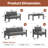 Aluminum 9-Person Outdoor Conversation Sets-1556826194