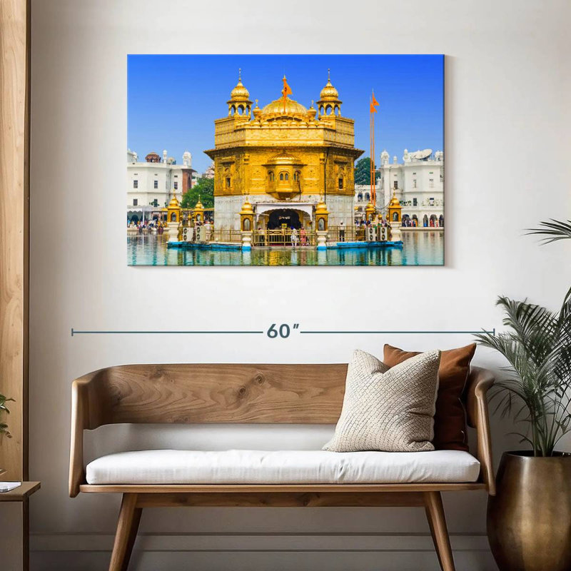 Temple d'or de Nicci Amritsar, H 30 po x l 45 po