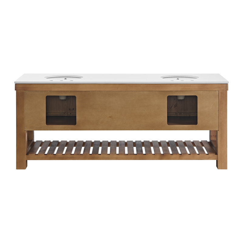 Farmhouse 84" Double Bathroom Vanity