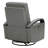 Britnee Genuine Leather Swivel Power Recliner-1194143543