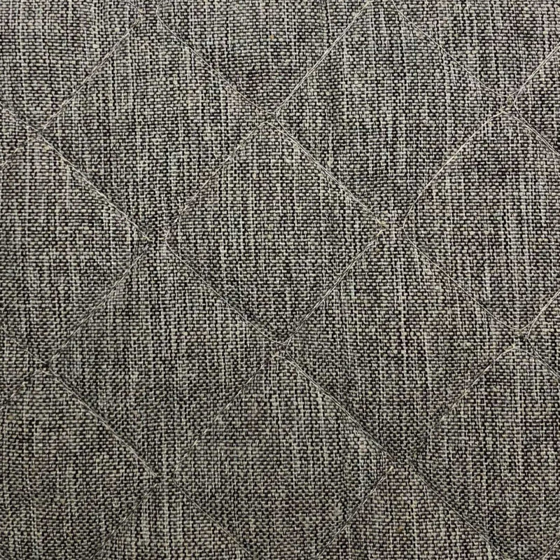 Ensemble de couvre-lit matelassé Anna, Couvre-lit très grand et 2 taies de très grande , Taupe