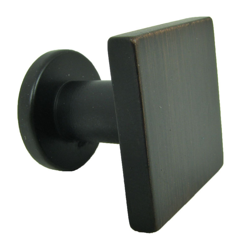 Oil Rubbed Bronze Square Cabinet Knob Multipack