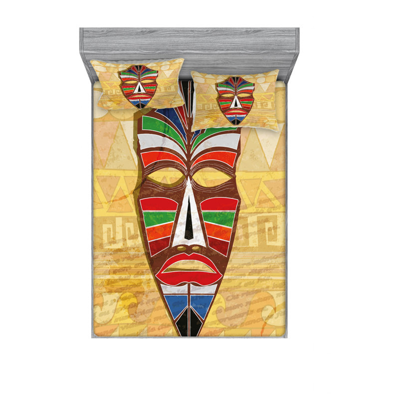 Ensemble de draps Maskon, Ensemble de draps pour lit double avec un drap-hou