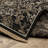 Kuester Borderless Traditonal Charcoal//Tan Wool Blend Area Rug-237141634