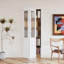 Porte pliante en verre avec quincaillerie d'installation-88133889