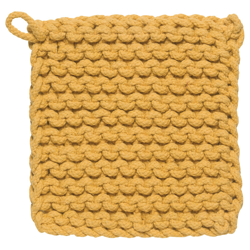 Now Designs Cotton Potholder, Yellow