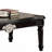 Black Coffee Table With Turned Legs