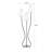 White + Black Fabric + Iron Free form Floor Lamps-1785782282