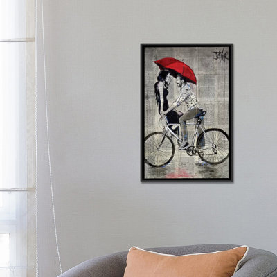 «Rainy Day Love Cycle» par Loui Jover - impression d'art graphique