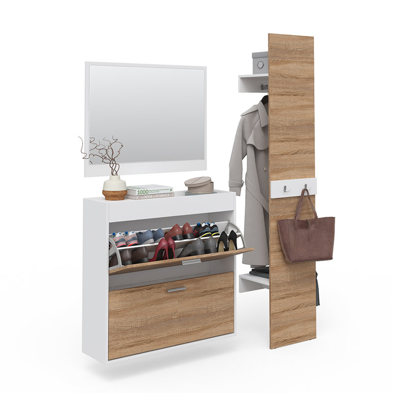 Gassville Hall Tree with Shoe Storage, Sonoma