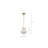 Bashaw 1-Light Dimmable Schoolhouse Pendant-414433084-414433085