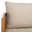 Amanda Solid Acacia Wood Outdoor Sofa