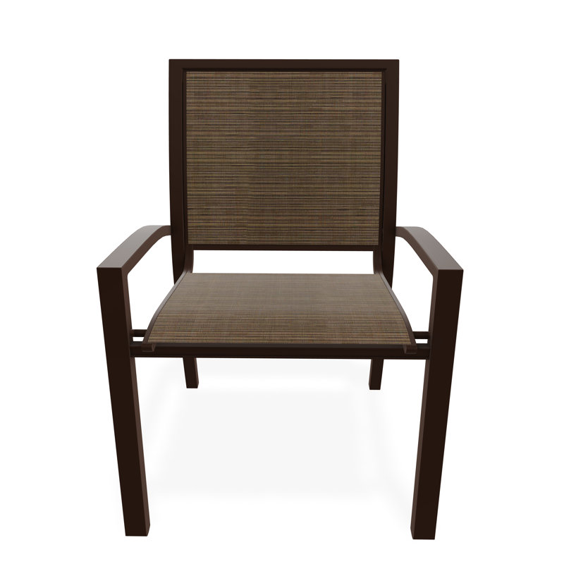 Kendall Outdoor Dining Chair, Kona, Bark