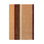 Hand Tufted Wool Striped Area Rug in Ruby