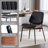 Modern Round 3 Piece Dining Room Table and Chairs Set-1077367356-1077367355-1077367347