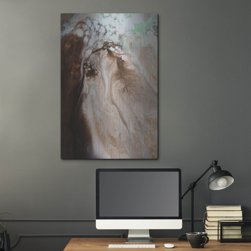  «Rustic Reverie» par Petra Meikle de Vlas, art mural en métal, 24 po x 36 po