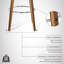 Tabouret de bar pivotant Pensacola-41670427-41670428-41670429