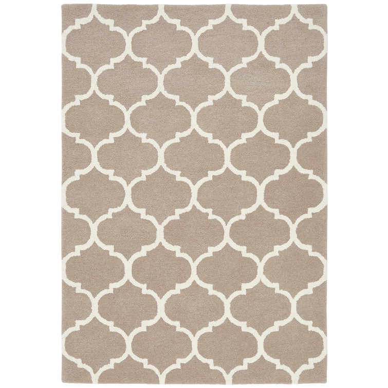 Reina Geometric Wool Hand Woven Area Rug