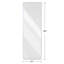 Full Length Mirror Lighted Vanity Body Mirror LED Mirror Wall-Mounted Mirror Big Size Rounded Corners