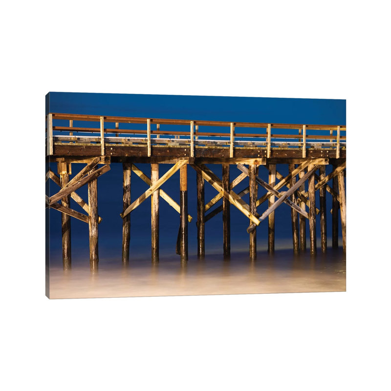 Pismo Beach Pier At Sunset, California, USA by Panoramic Images - Gallery-Wrapped Canvas Giclée on Canvas, No Frame