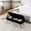 Banc repose-pieds en velours avec rangement-1932668606-1932834290
